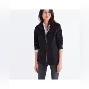 Madewell fleet jacket washed black